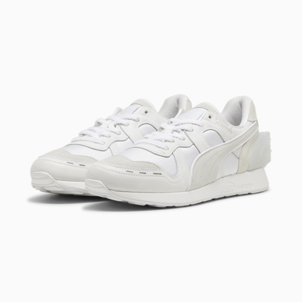 RS-100 40th Anniversary Sneakers, PUMA White-Vapor Gray, large-ZAF