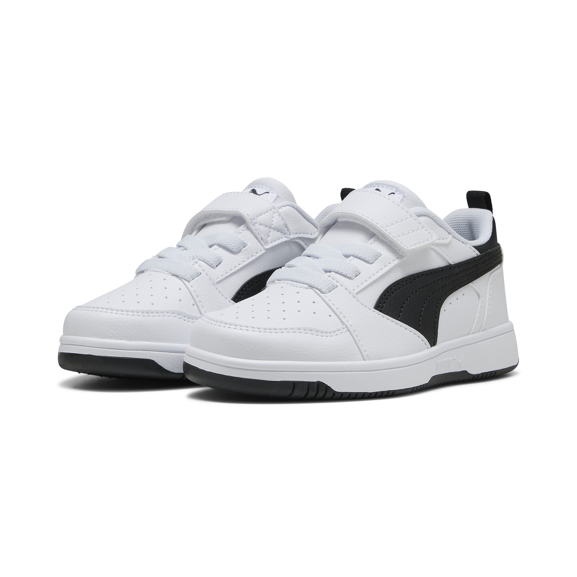 PUMA Rebound V6 Lo sneakers, Zwart/Wit, Maat 33 thumbnail 7