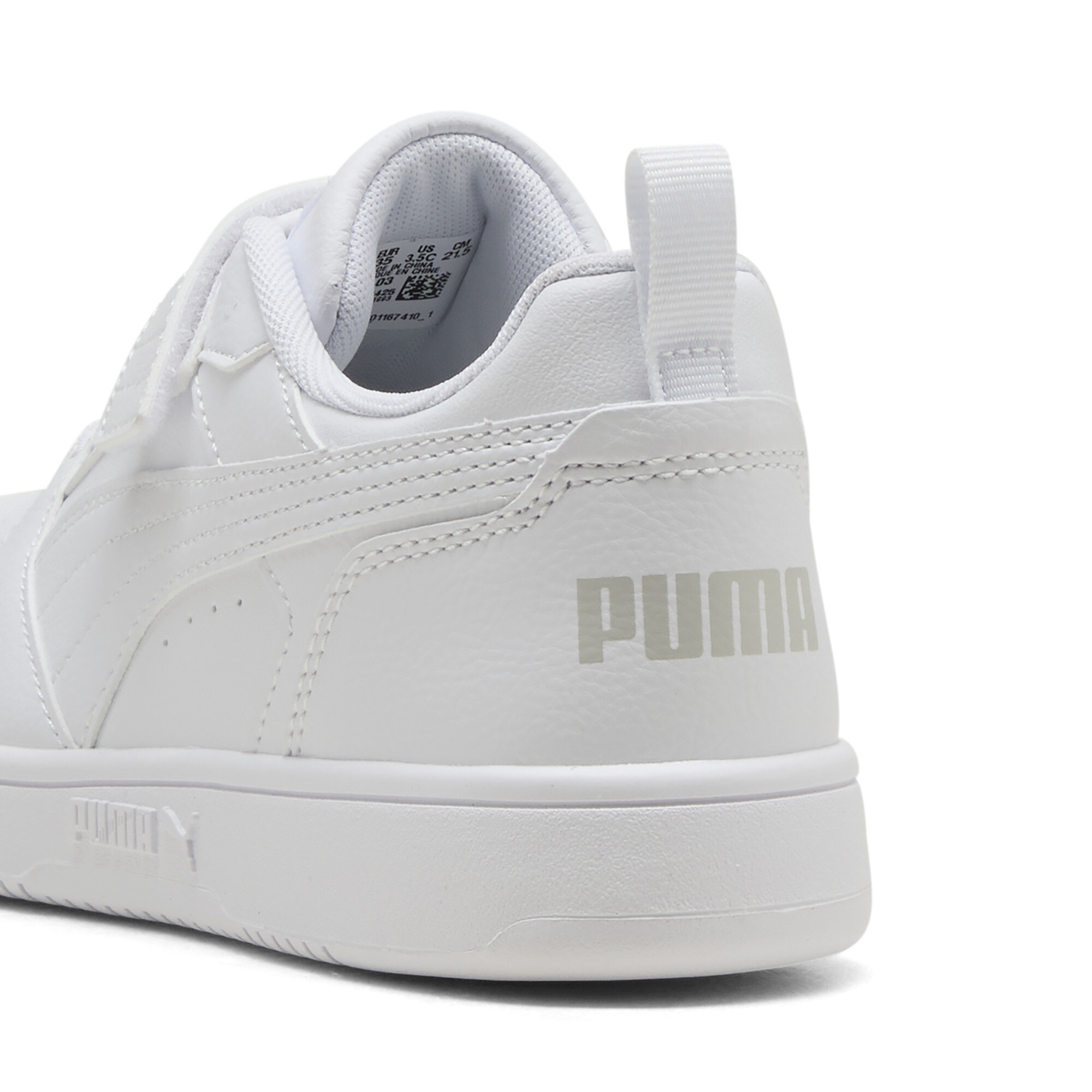 PUMA Rebound V6 Lo sneakers, Grijs/Wit, Maat 27,5 thumbnail 5