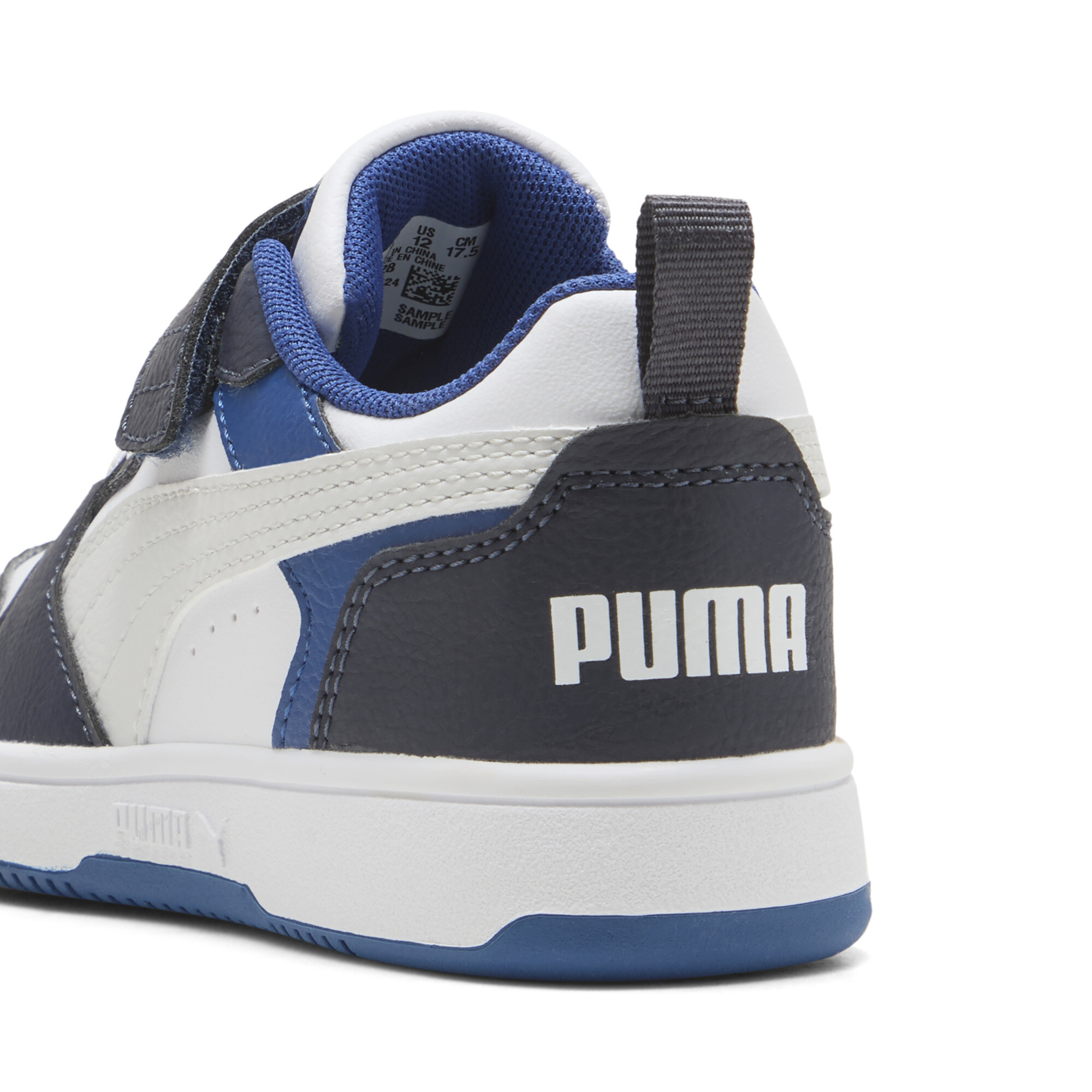 PUMA Rebound V6 Lo sneakers, Zwart/Grijs/Wit, Maat 29 thumbnail 5