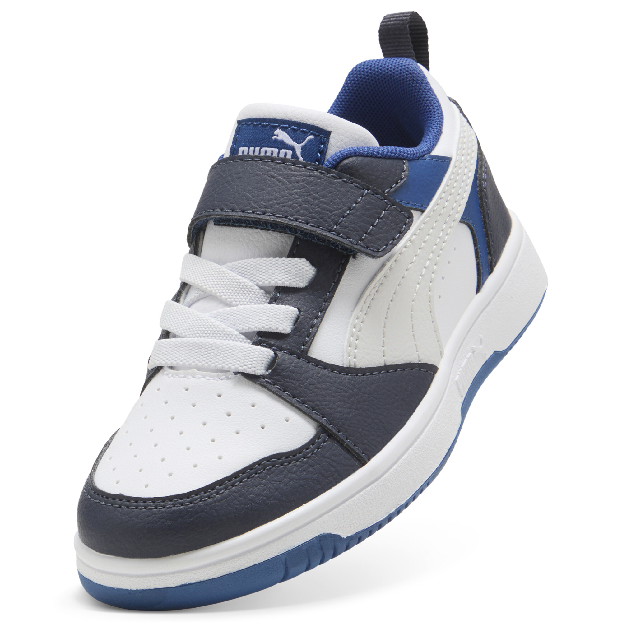 PUMA Rebound V6 Lo sneakers, Zwart/Grijs/Wit, Maat 29 thumbnail 2