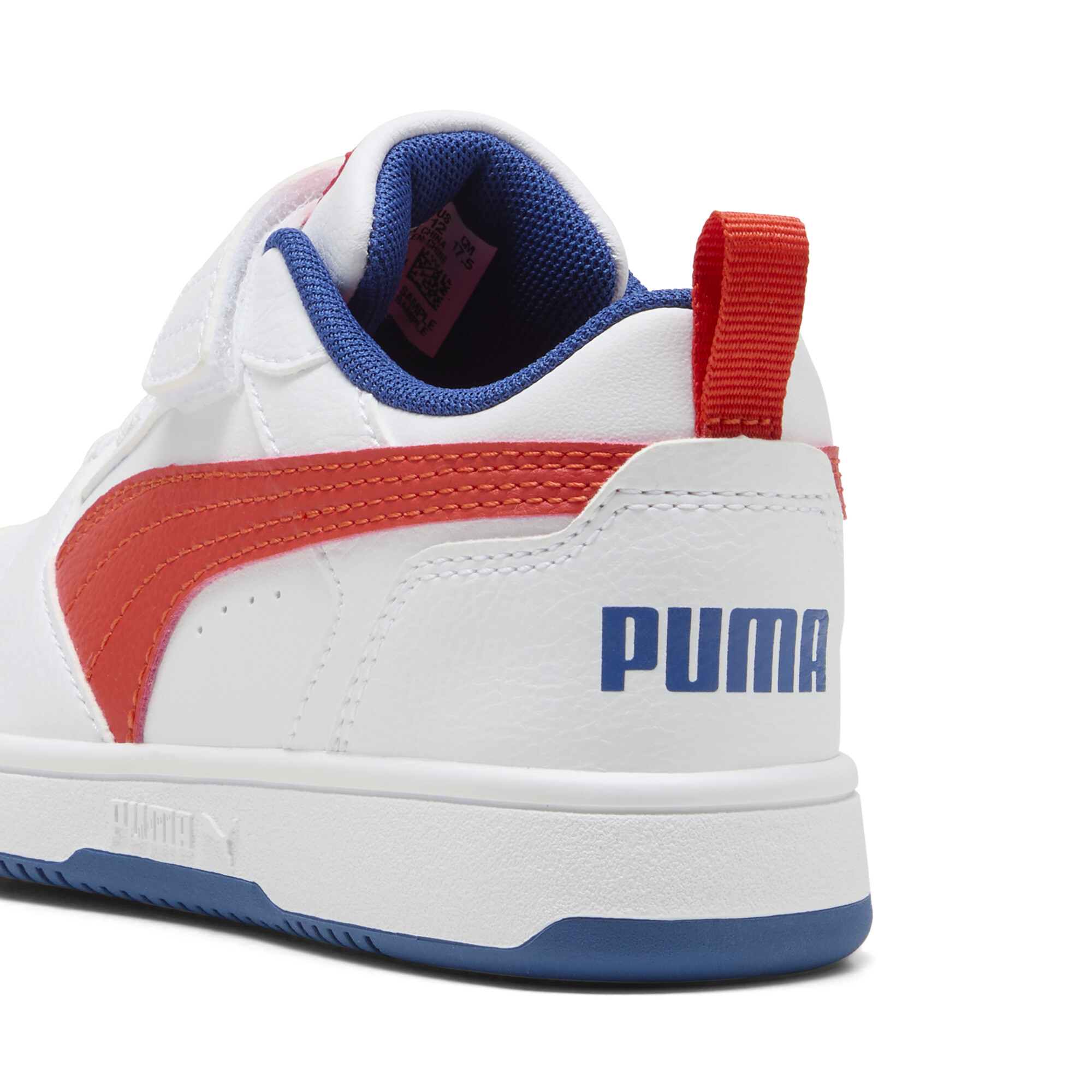 PUMA Rebound V6 Lo sneakers, Blauw/Rood/Wit, Maat 32,5 thumbnail 5