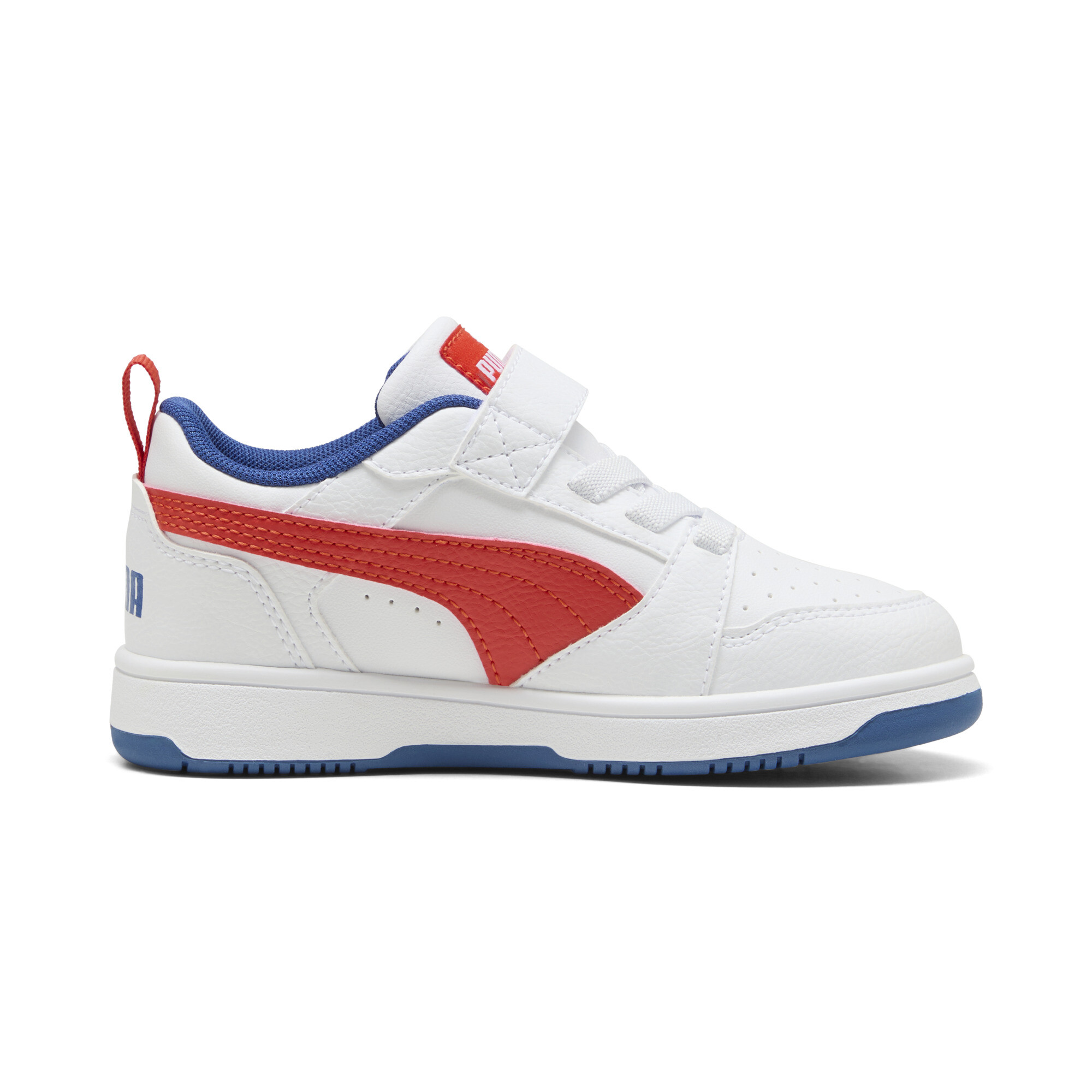 PUMA Rebound V6 Lo sneakers, Blauw/Rood/Wit, Maat 32,5 thumbnail 3