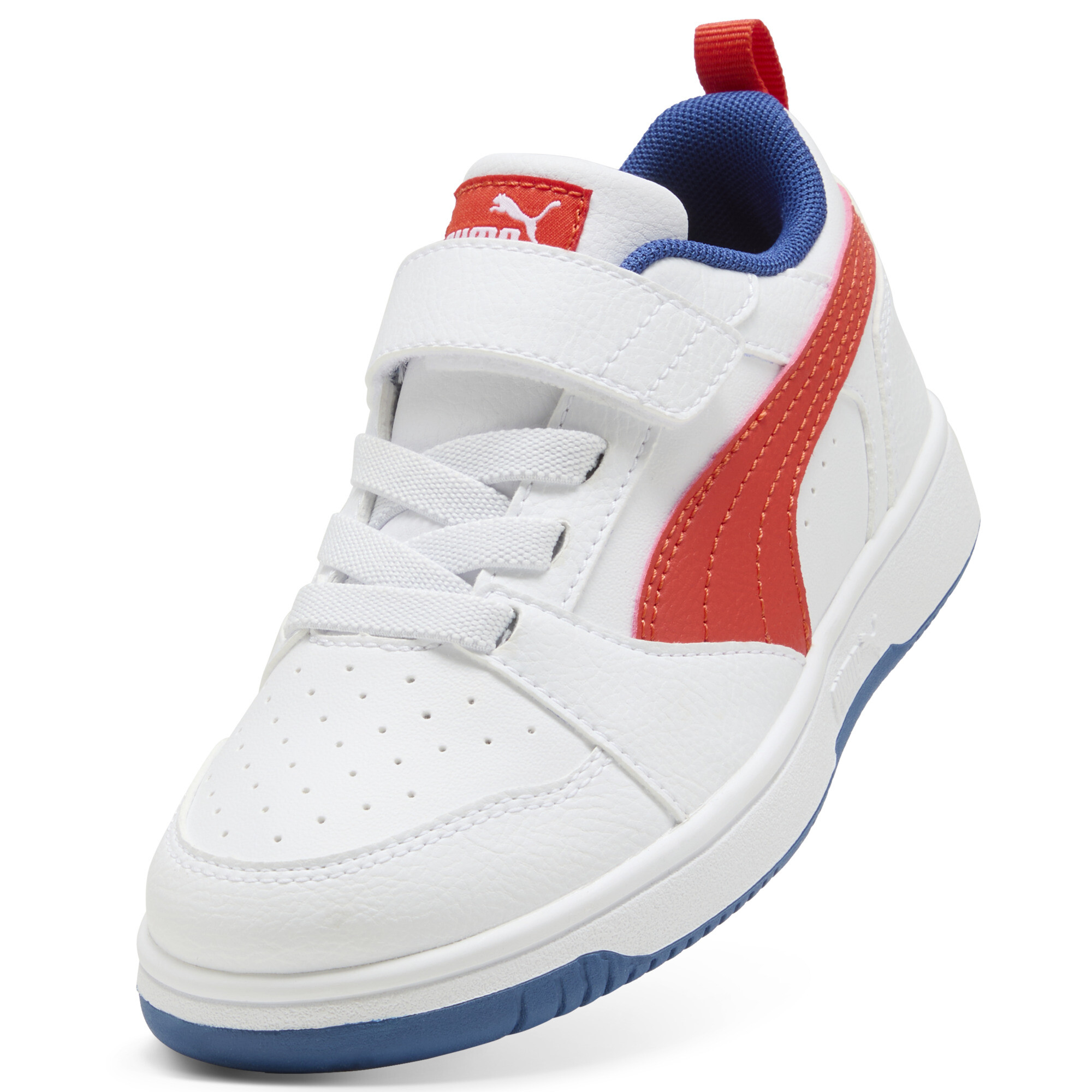 PUMA Rebound V6 Lo sneakers, Blauw/Rood/Wit, Maat 32,5 thumbnail 2