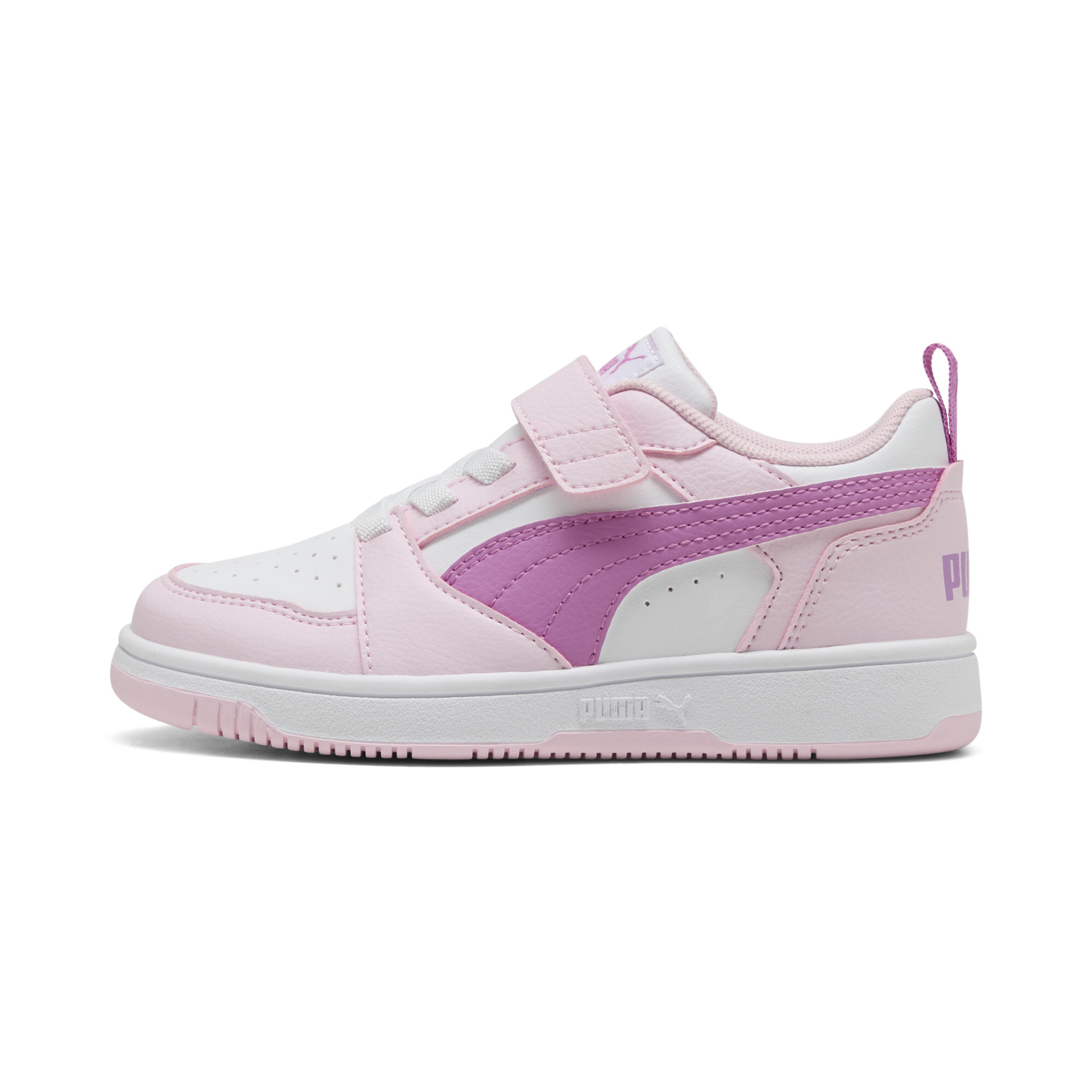 PUMA Rebound V6 Lo sneakers, Roze/Wit, Maat 34,5