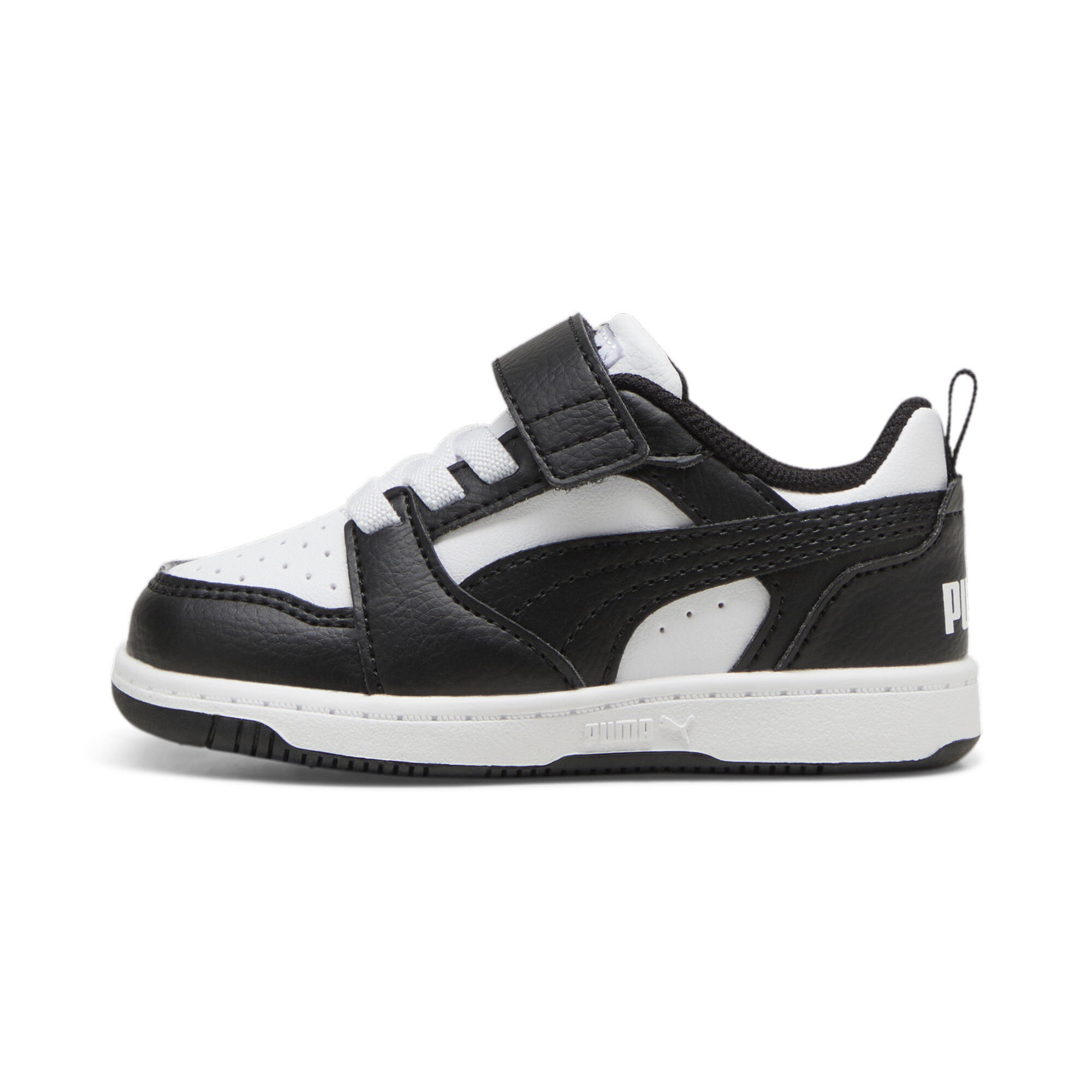 Puma Rebound V6 Lo Sneakers Babys Schuhe | White/Black | Größe: 26