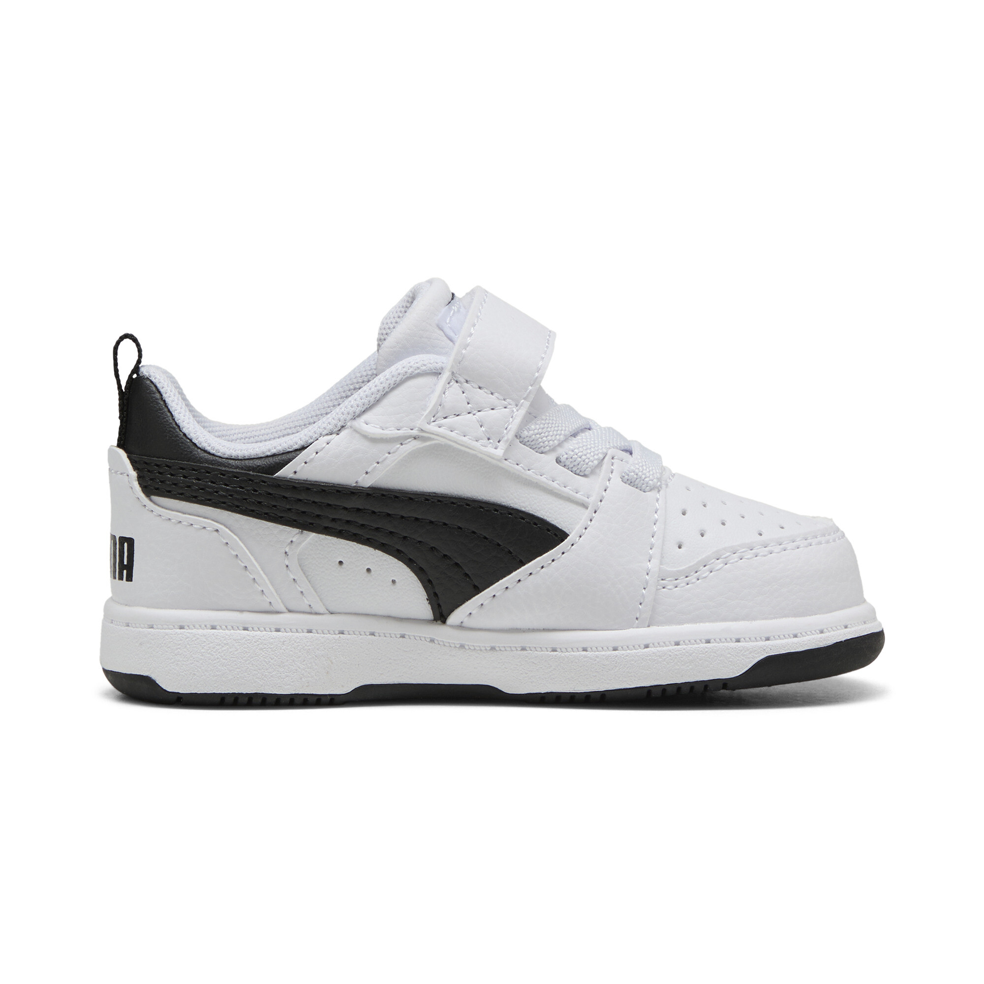 PUMA Rebound v6 Lo sneakers, Zwart/Wit, Maat 27 thumbnail 4