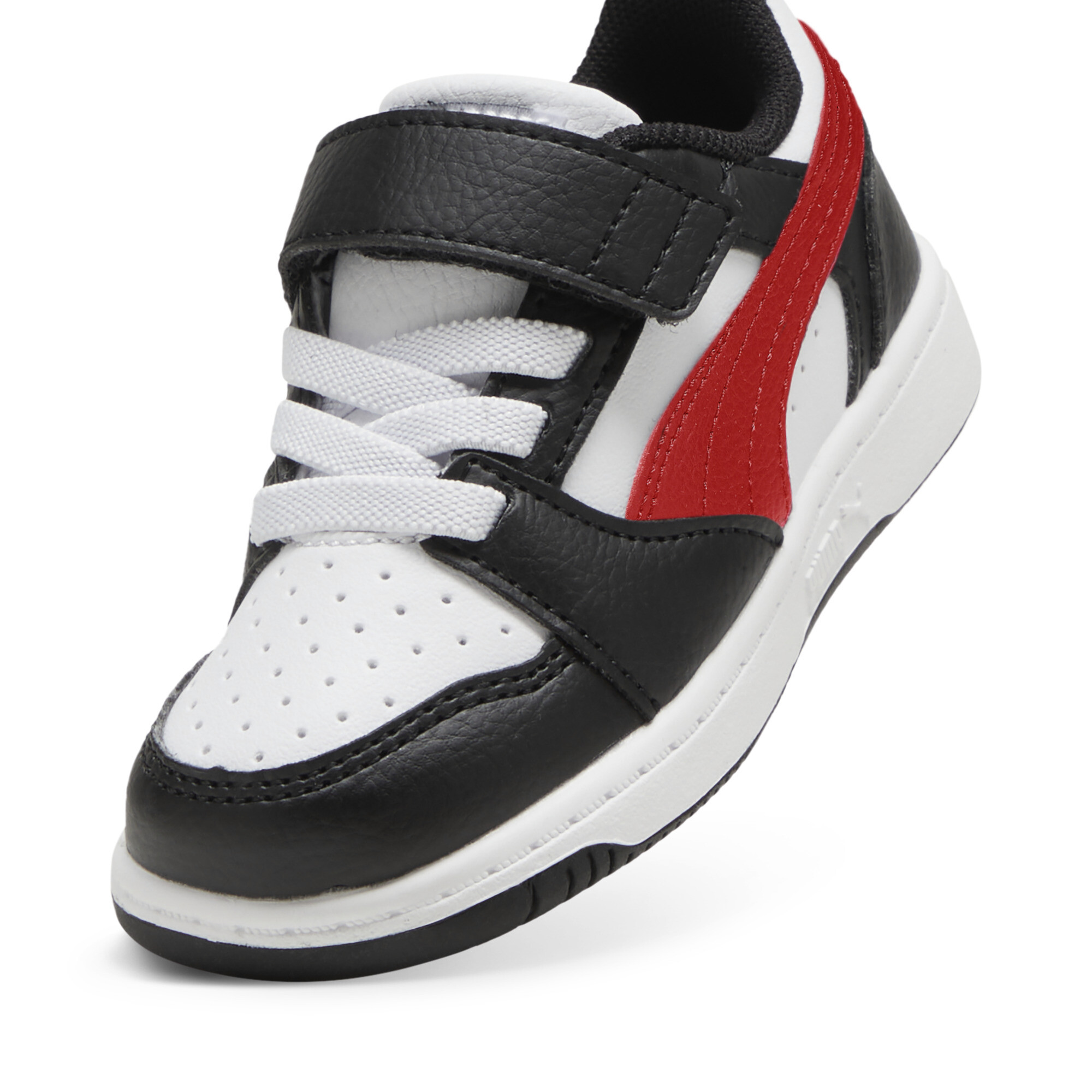 PUMA Puma Rebound V6 Lo AC+ Inf Unisex Sneakers - PUMA White-For All Time Red-PUMA Black