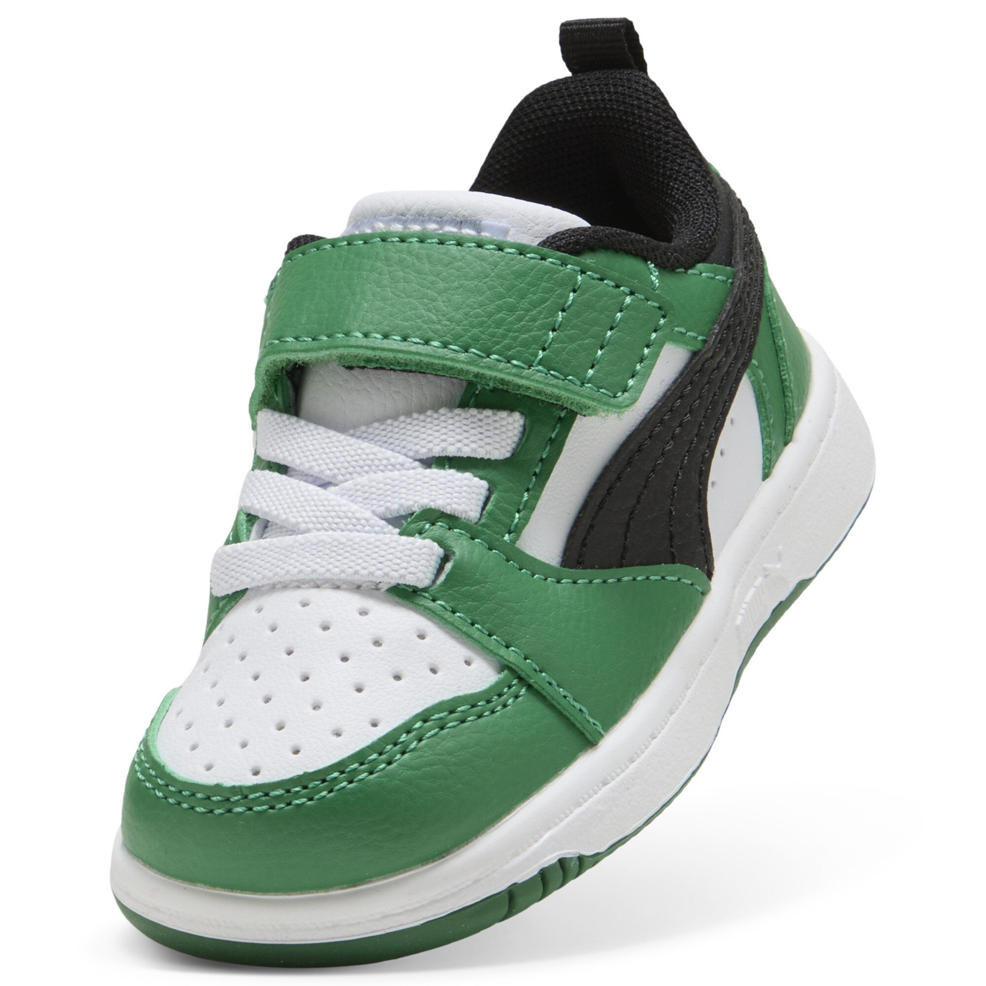 Puma Rebound V6 Low Sneakers Jongens Wit