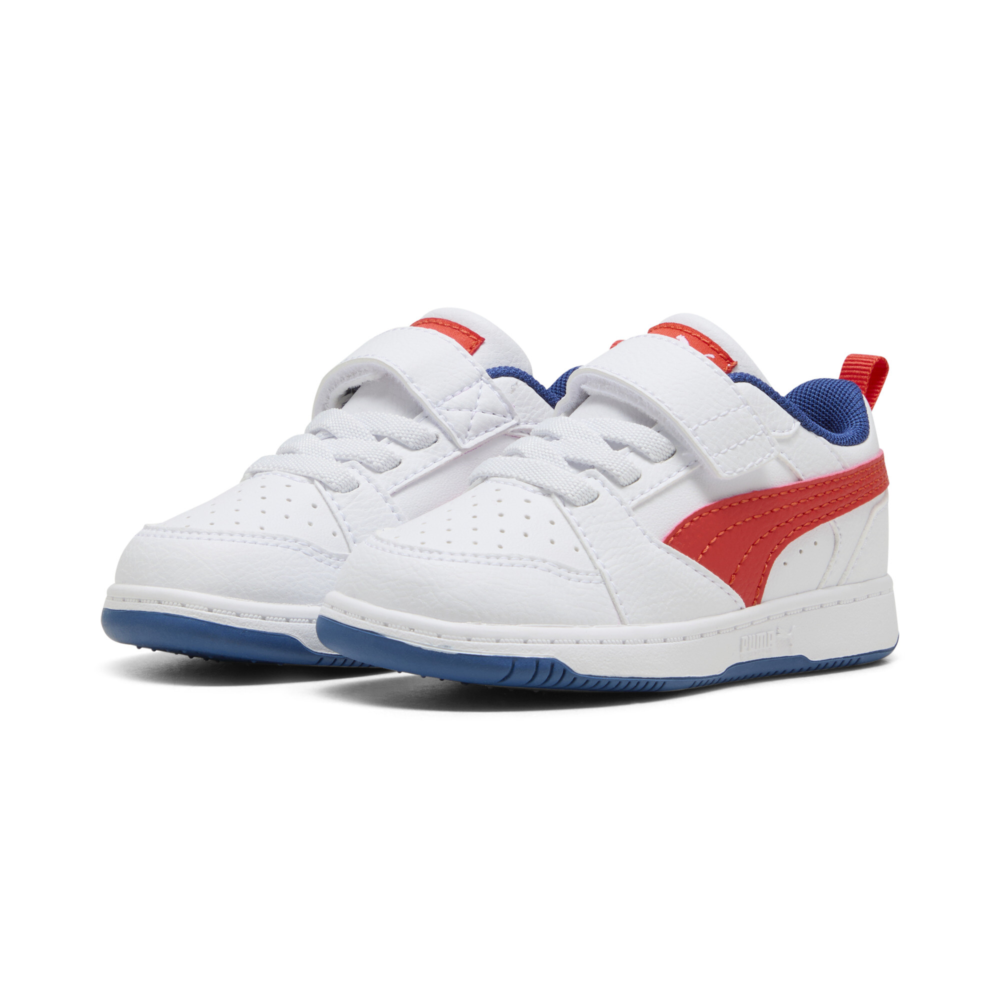 PUMA Rebound v6 Lo sneakers, Blauw/Rood/Wit, Maat 20 thumbnail 6