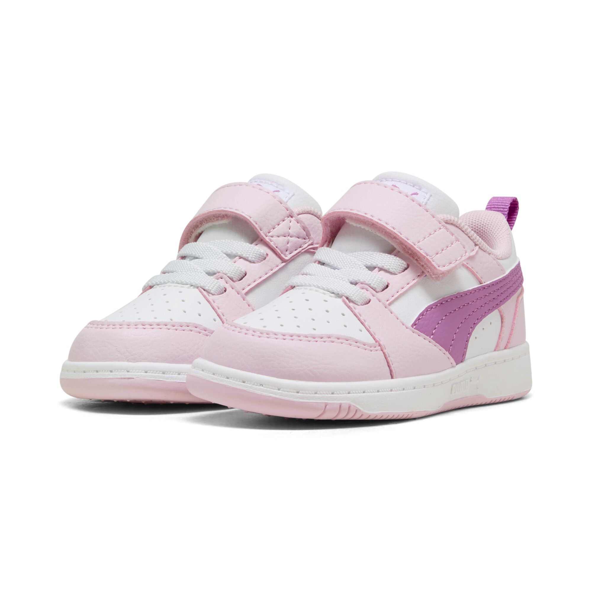 PUMA Rebound v6 Lo sneakers, Roze/Wit, Maat 22 thumbnail 6