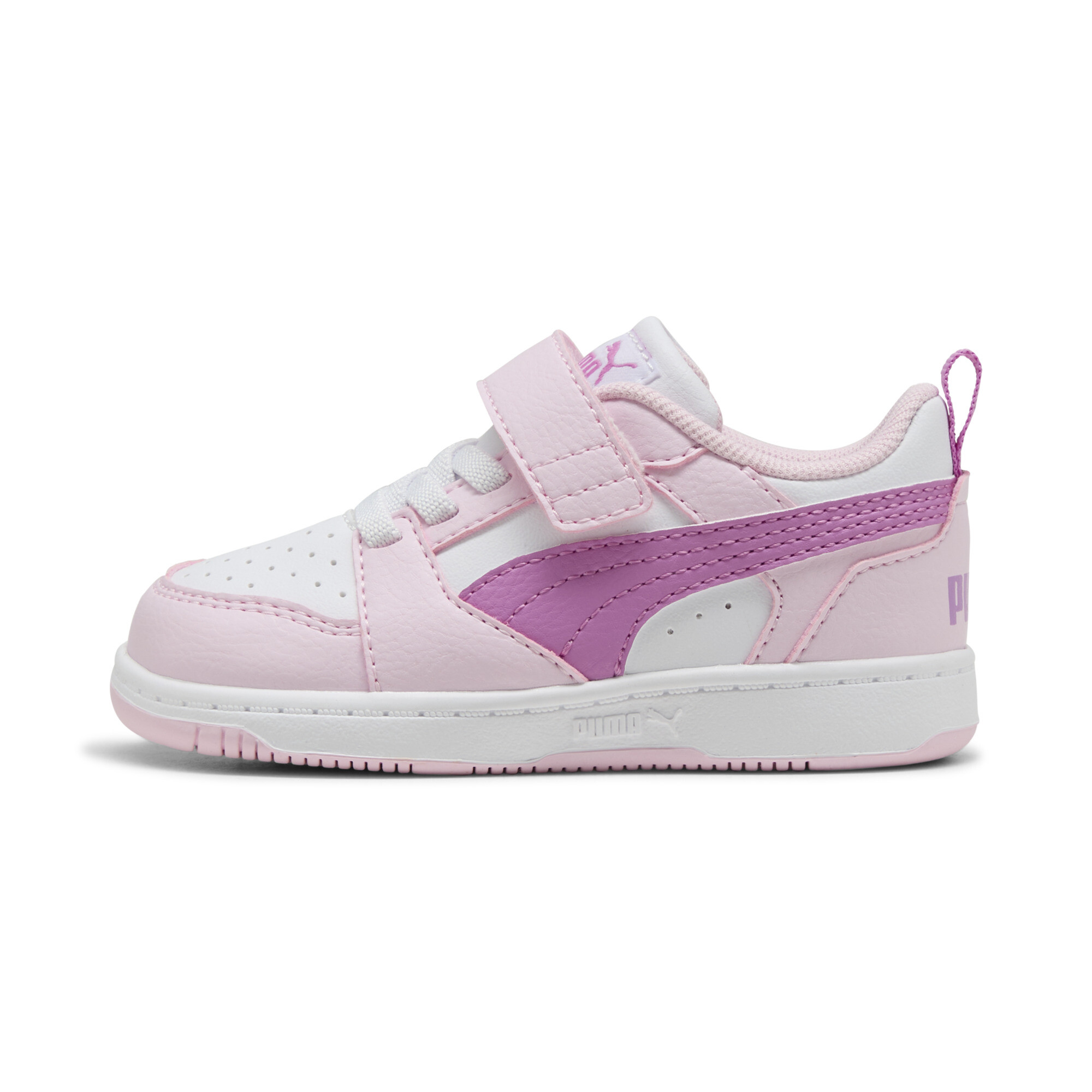 PUMA Rebound v6 Lo sneakers, Roze/Wit, Maat 22