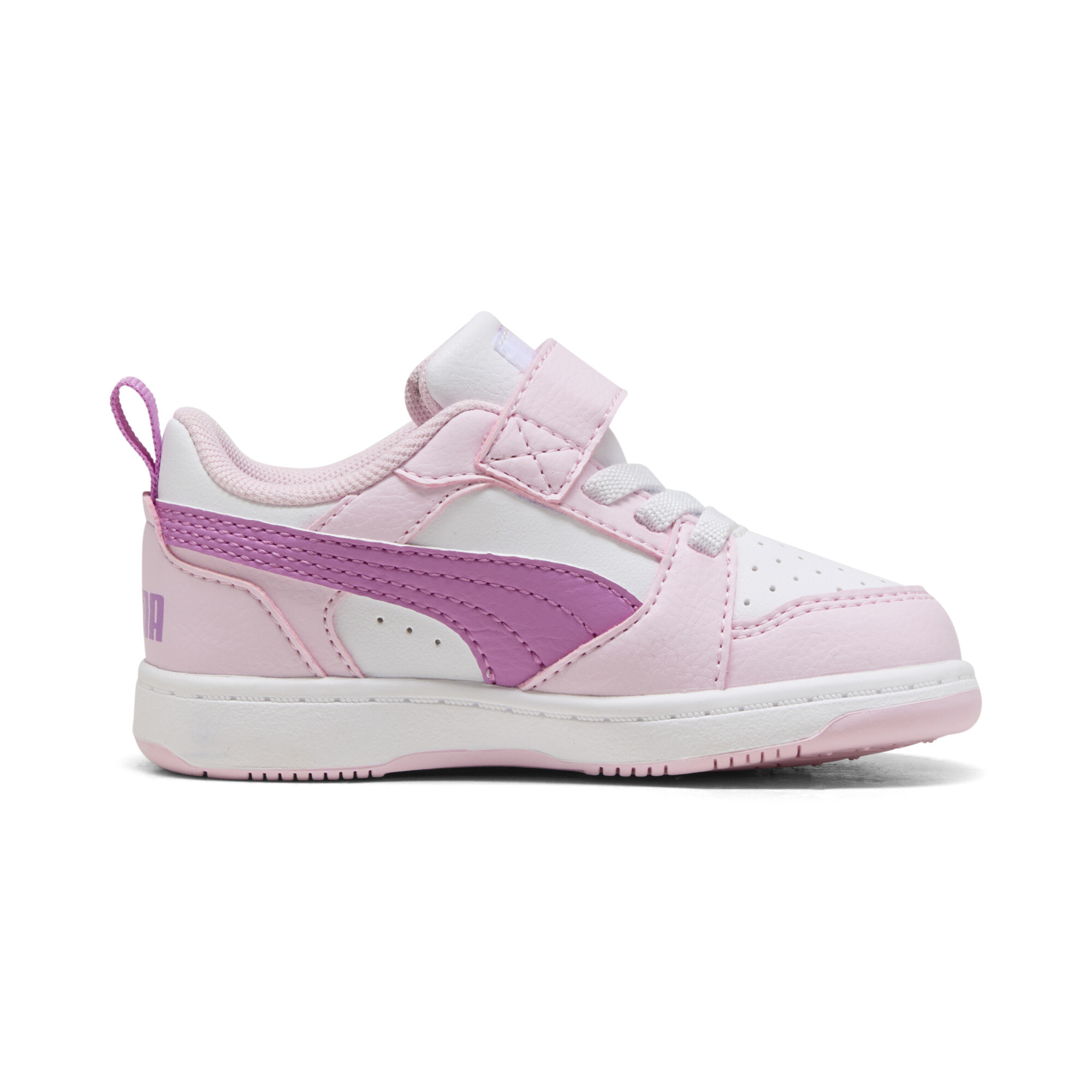 PUMA Rebound v6 Lo sneakers, Roze/Wit, Maat 22 thumbnail 3