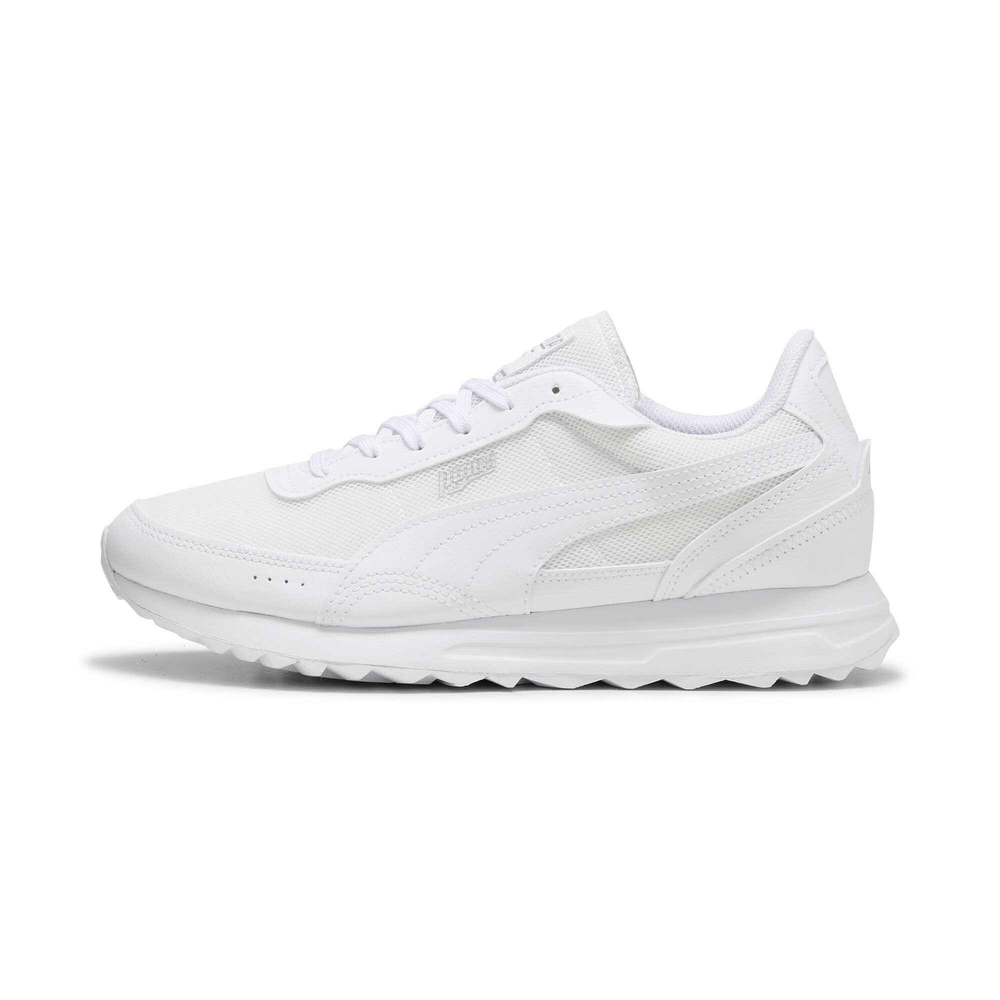 Puma Road Rider Leather Sneakers Schuhe | Mit Plain | White | Größe: 46