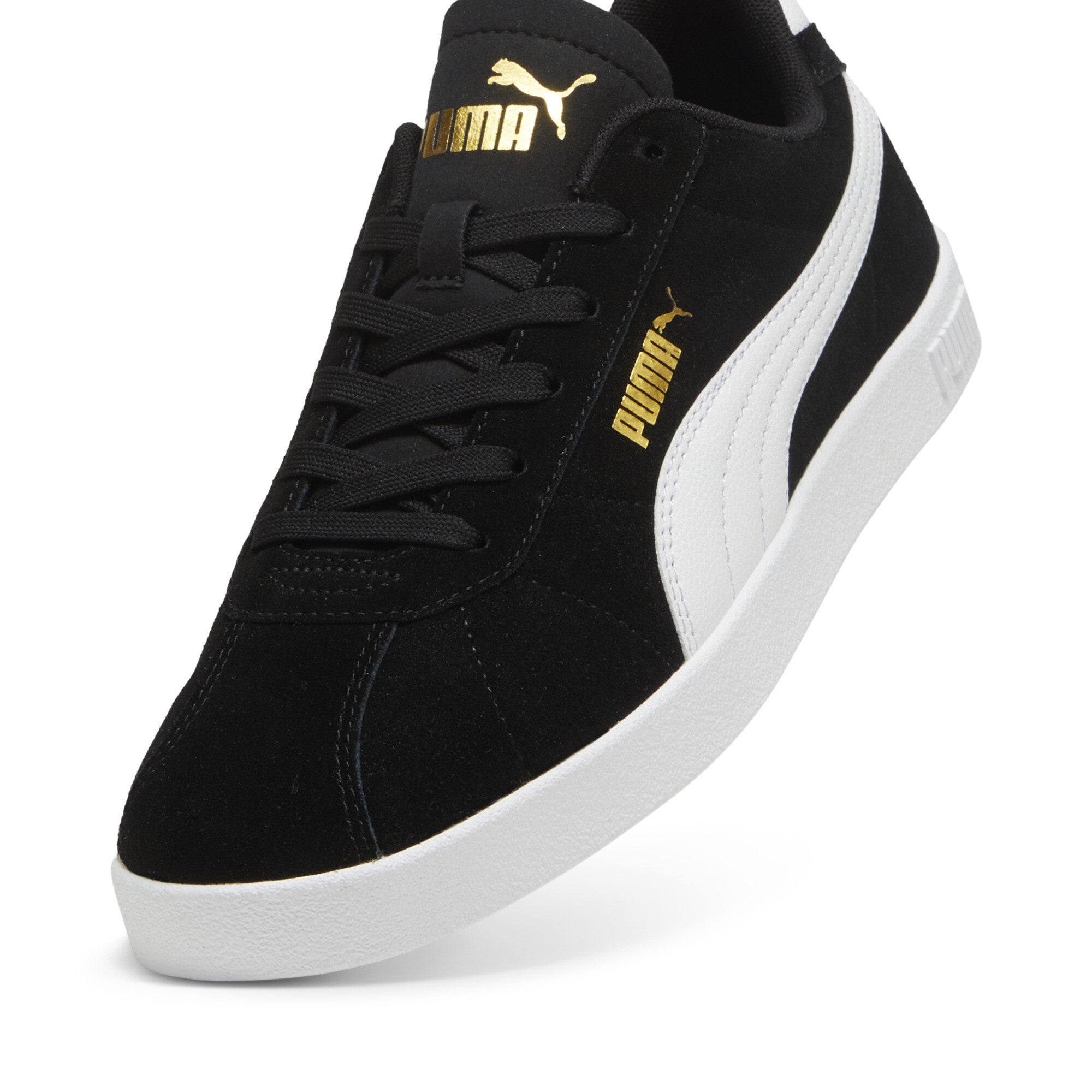 PUMA Club II Suede unisex sneakers, Goud/Zwart/Wit