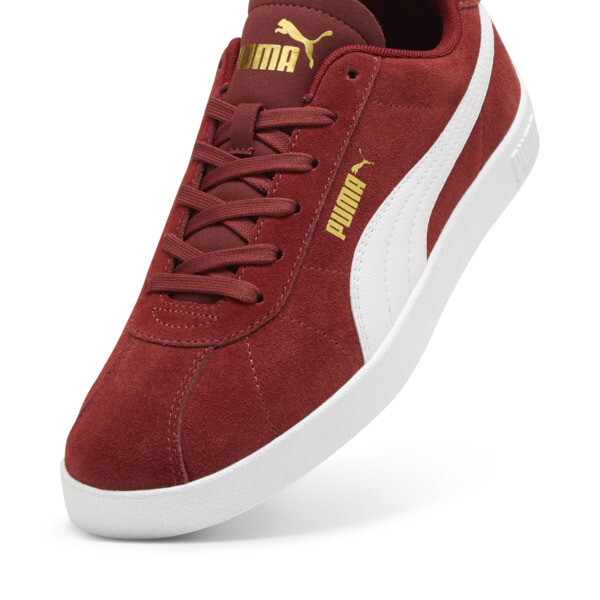 Red pumas with gold hotsell