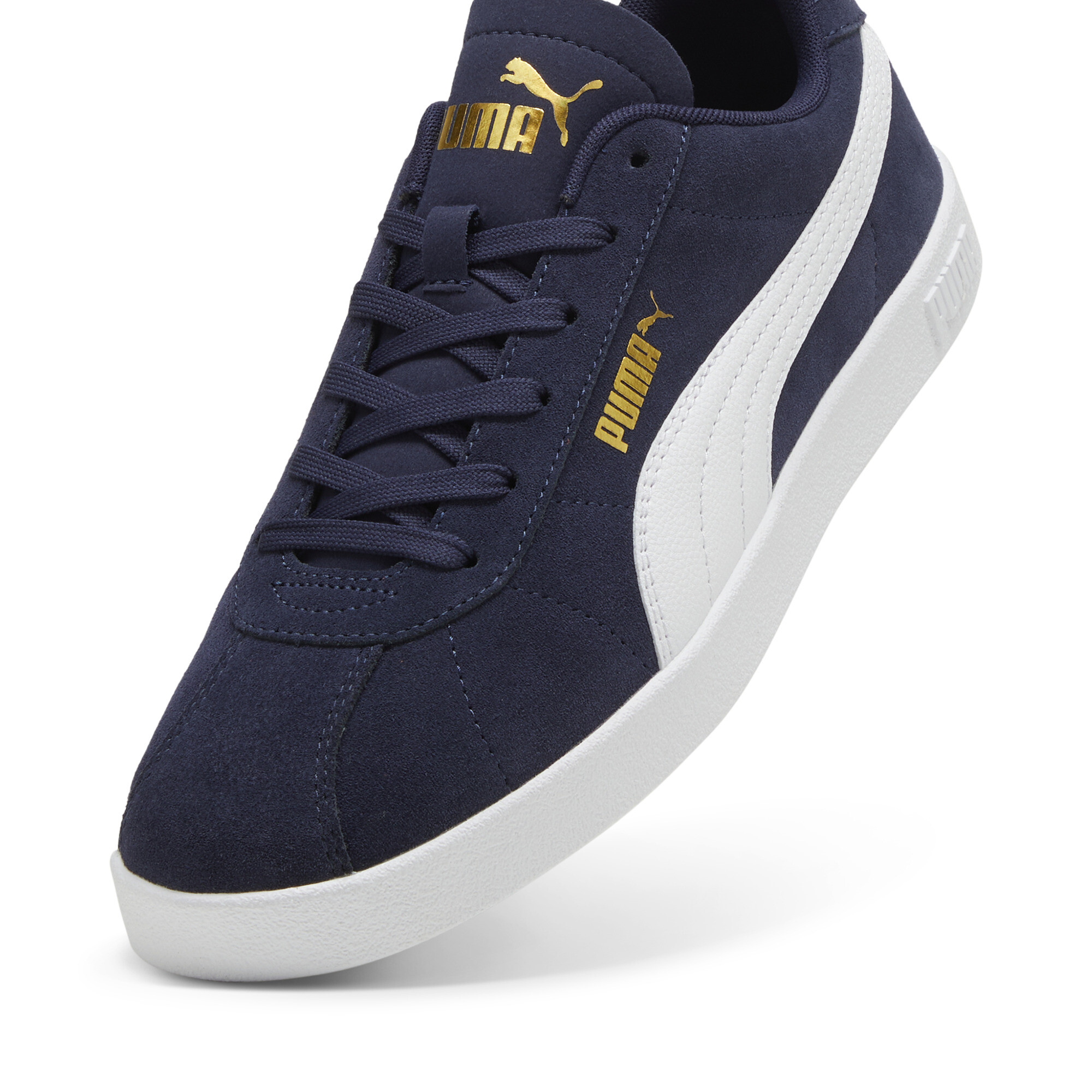 PUMA Puma Club II Unisex Sneakers - PUMA Navy-PUMA White-PUMA Gold - Maat 45