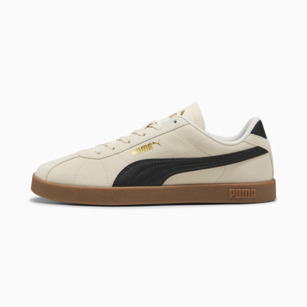 PUMA Club II Suede Sneakers Unisex, Alpine Snow-PUMA Black-PUMA Gold, large-ZAF