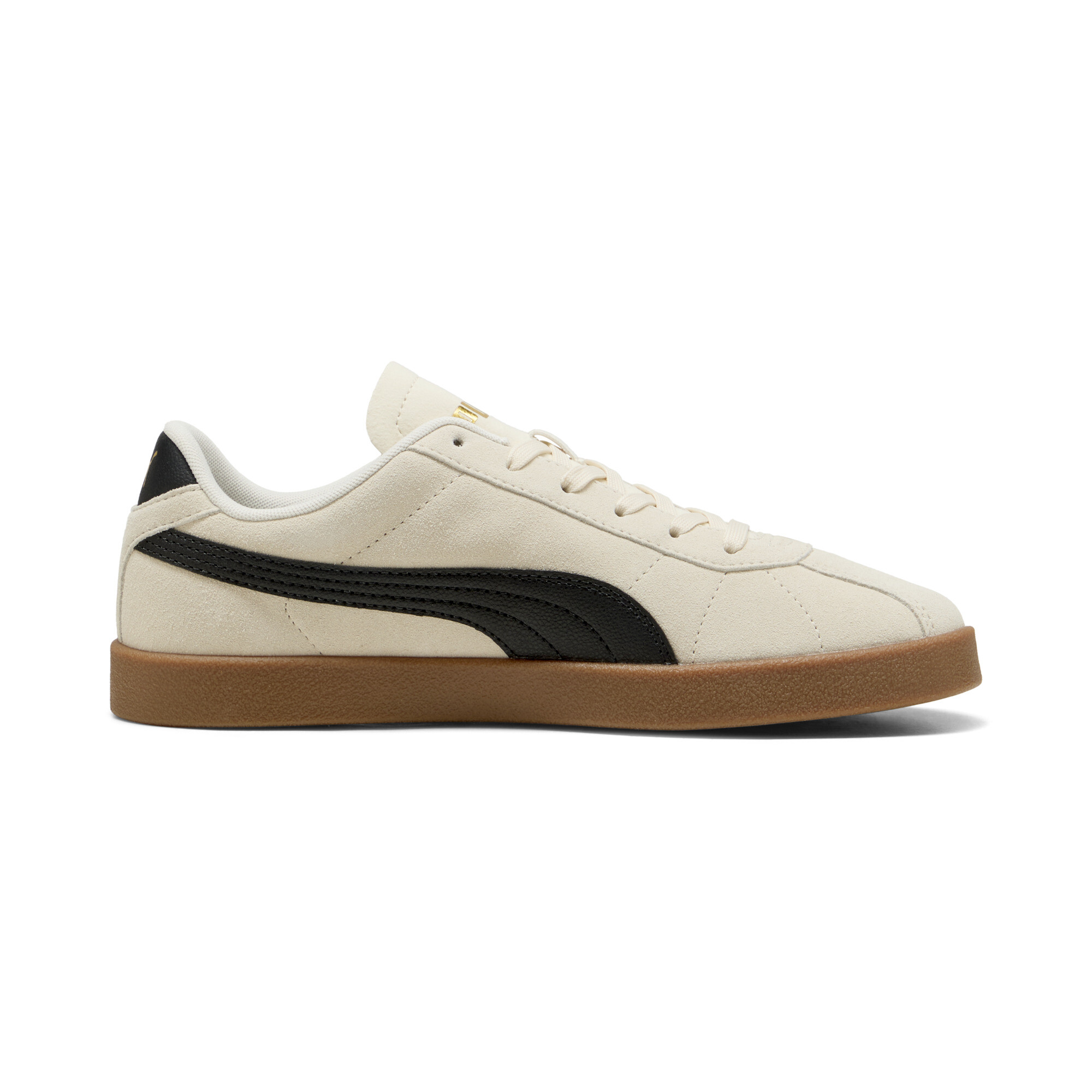 PUMA Club II Suede unisex sneakers, Zwart/Goud, Maat 42 thumbnail 3