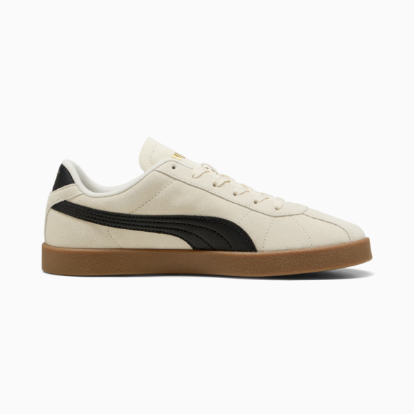 PUMA Club II Suede Sneakers Unisex, Alpine Snow-PUMA Black-PUMA Gold, large-ZAF