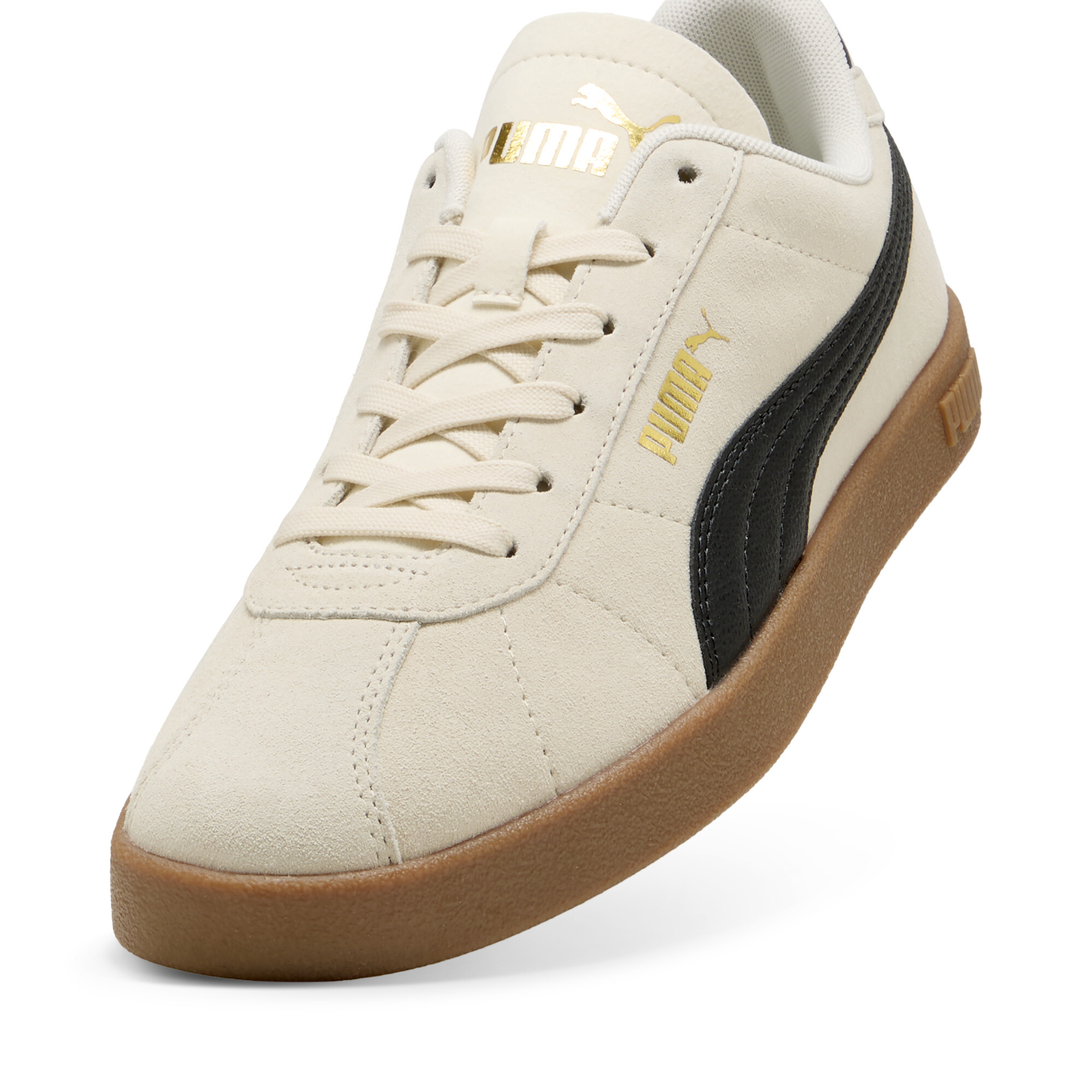 Sneakers van echt leer, model 'Club'
