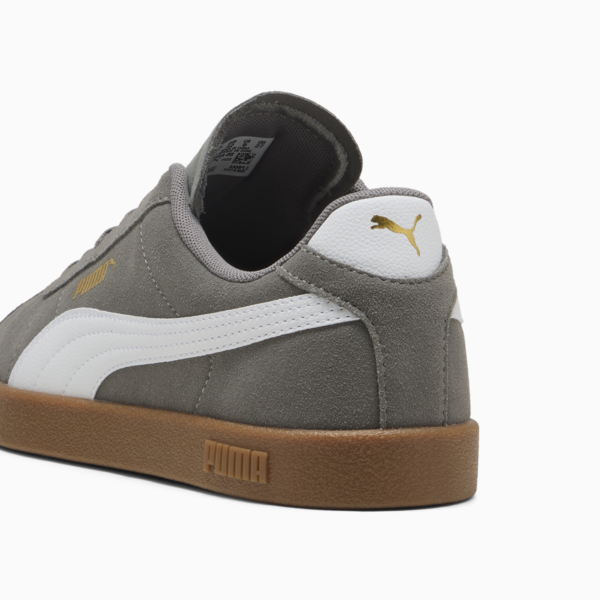 PUMA Club II Suede Sneakers Unisex, Cast Iron-PUMA White, large-ZAF