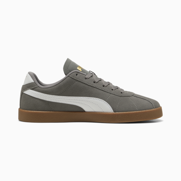 PUMA Club II Suede Sneakers Unisex, Cast Iron-PUMA White, large-ZAF
