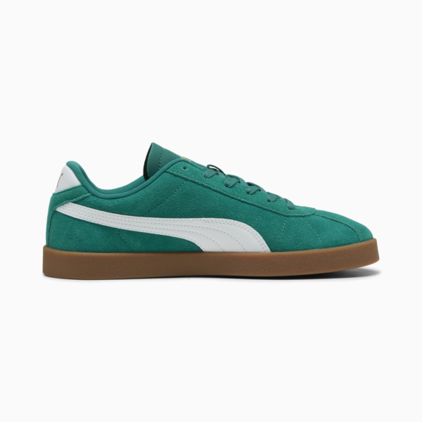 PUMA Club II Suede Sneakers Unisex, Wild Green-PUMA White-PUMA Gold, large-ZAF