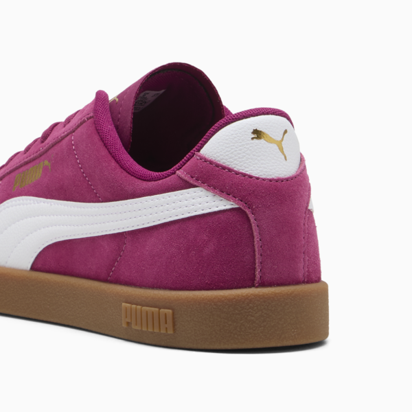 PUMA Club II Suede Sneakers Unisex, Berry-PUMA White-PUMA Gold, large-ZAF