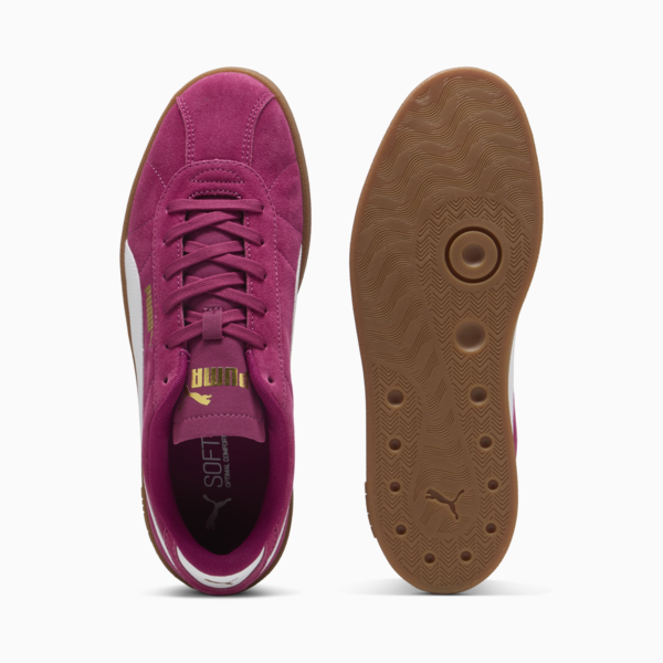PUMA Club II Suede Sneakers Unisex, Berry-PUMA White-PUMA Gold, large-ZAF