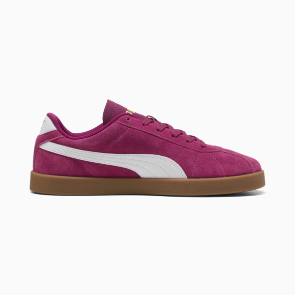 PUMA Club II Suede Sneakers Unisex, Berry-PUMA White-PUMA Gold, large-ZAF