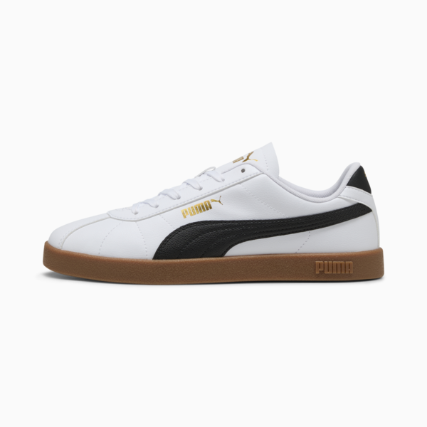 PUMA Club II Sneakers Unisex, PUMA White-PUMA Black-Gum, large-ZAF