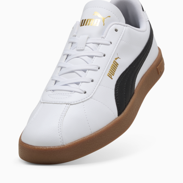 PUMA Club II Sneakers Unisex, PUMA White-PUMA Black-Gum, large-ZAF