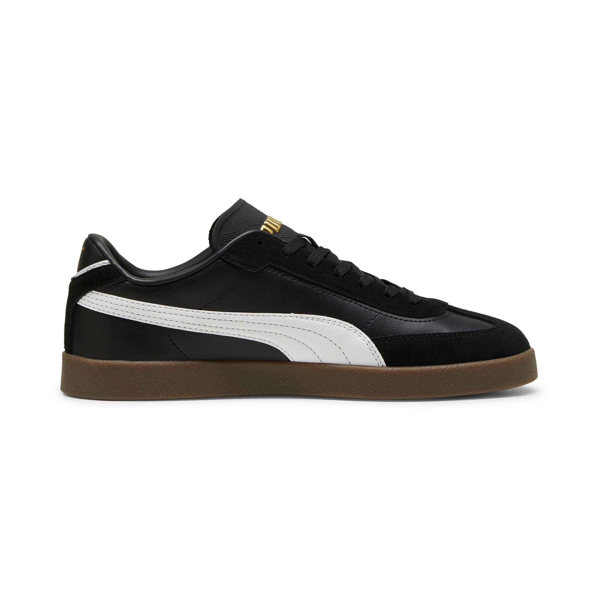 PUMA Club II Era unisex sneakers, Zwart/Wit/Goud, Maat 44,5 thumbnail 3