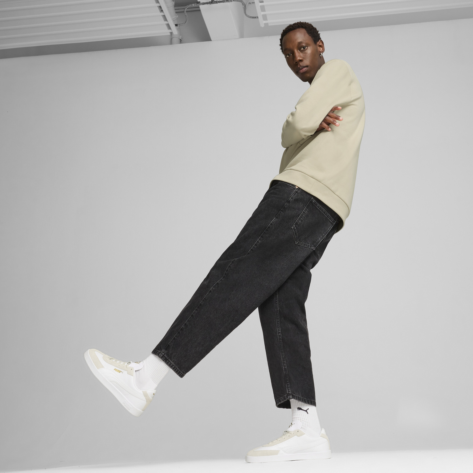 PUMA Club II Era unisex sneakers, Grijs/Wit, Maat 42 thumbnail 7