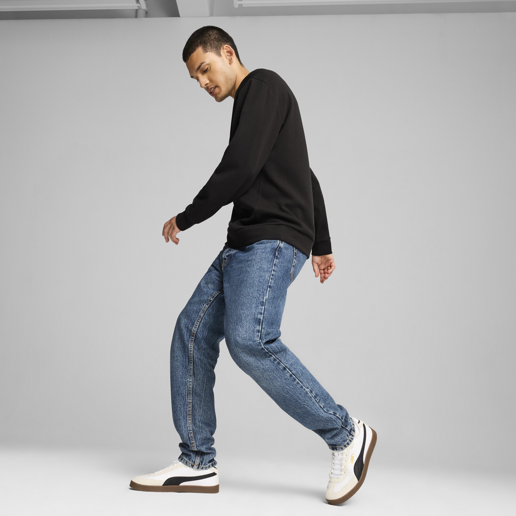 PUMA Club II Era unisex sneakers, Zwart/Grijs/Wit, Maat 38 thumbnail 7