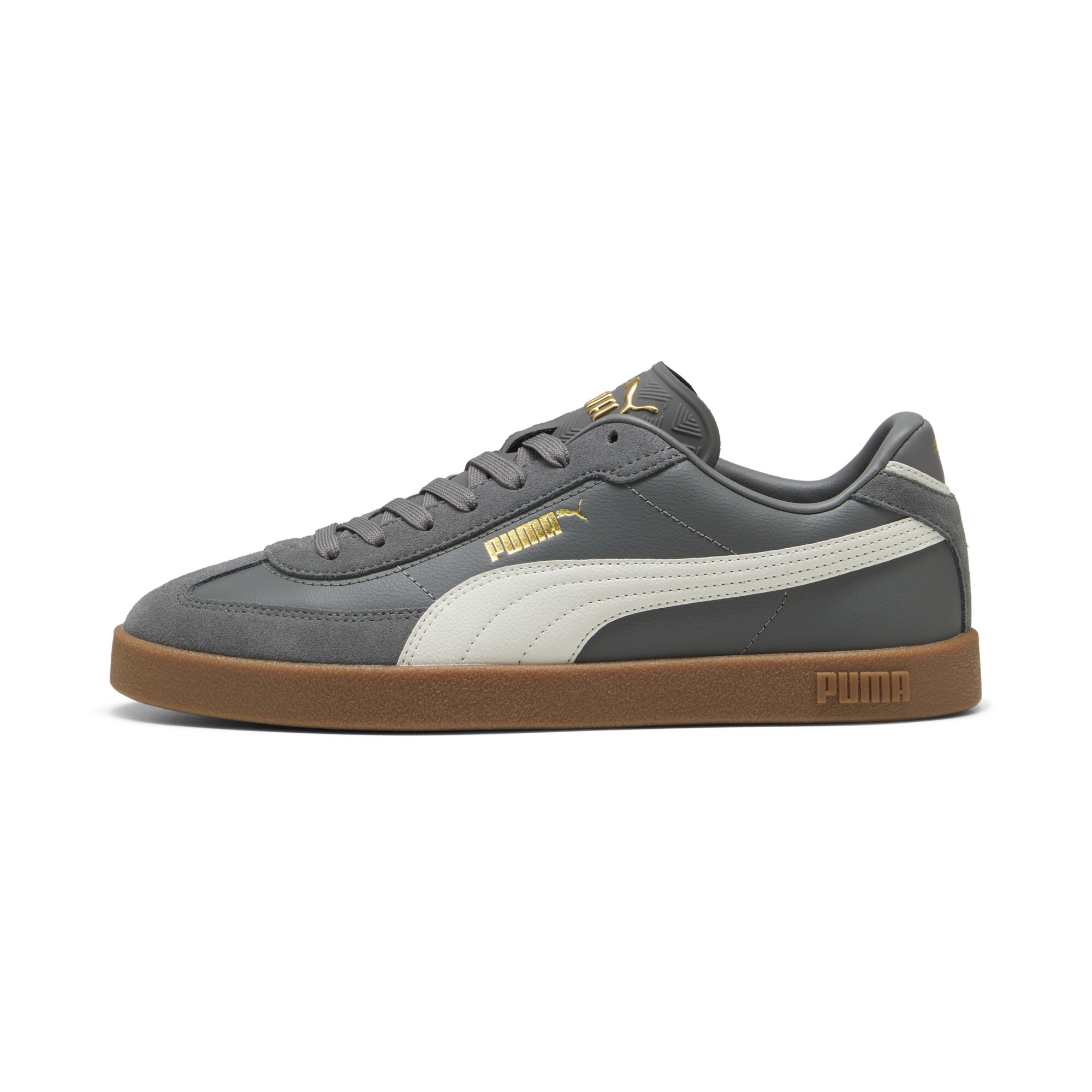 Puma Club II Era Sneakers Unisex Schuhe | Mit Plain | Cool Dark Gray/Vapor Gray/Gum | Größe: 42