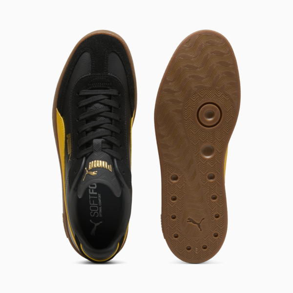 PUMA Club II Era Sneakers Unisex, PUMA Black-Yellow Sizzle-Gum, large-ZAF