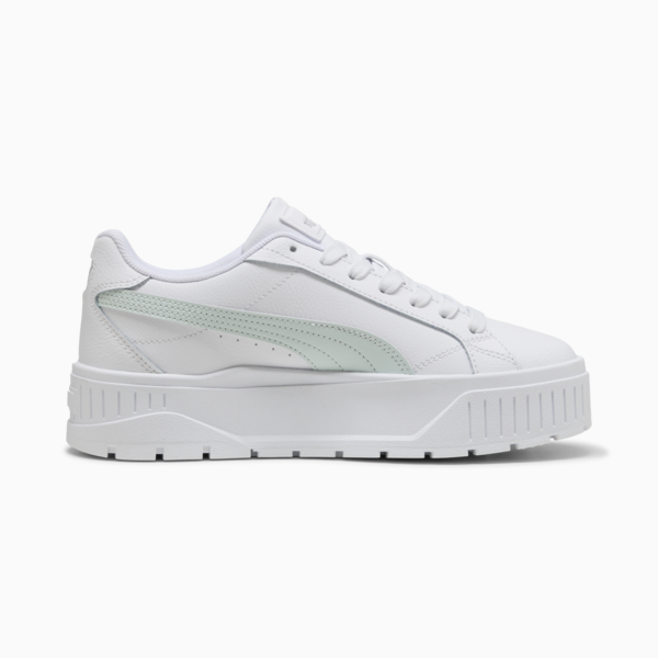 Zapatillas Karmen II Cuero para mujer, PUMA White-Peaceful Blue, large-ARG