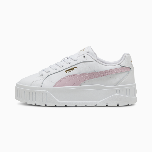Zapatillas Karmen II Cuero para mujer, PUMA White-Rose Mauve, large-ARG