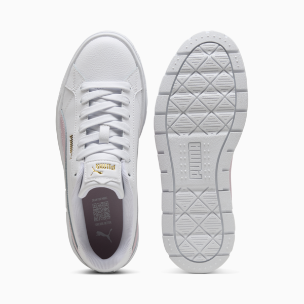 Zapatillas Karmen II Cuero para mujer, PUMA White-Rose Mauve, large-ARG