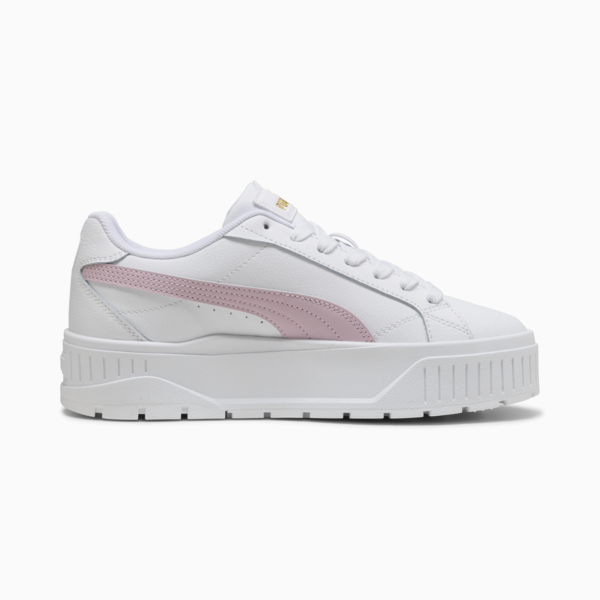 Zapatillas Karmen II Cuero para mujer, PUMA White-Rose Mauve, large-ARG