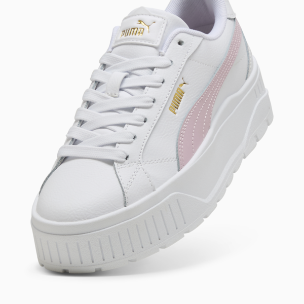 Zapatillas Karmen II Cuero para mujer, PUMA White-Rose Mauve, large-ARG