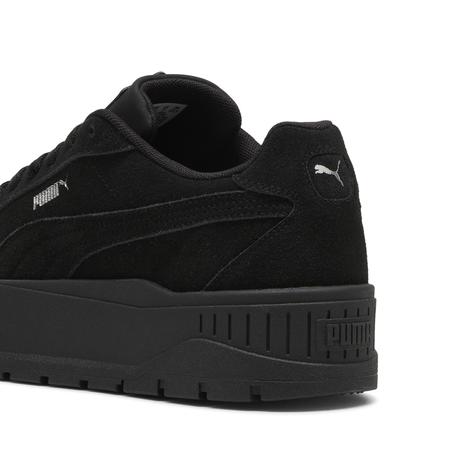 PUMA Karmen II sneakers voor Dames, Zwart/Zilver, Maat 37 thumbnail 5