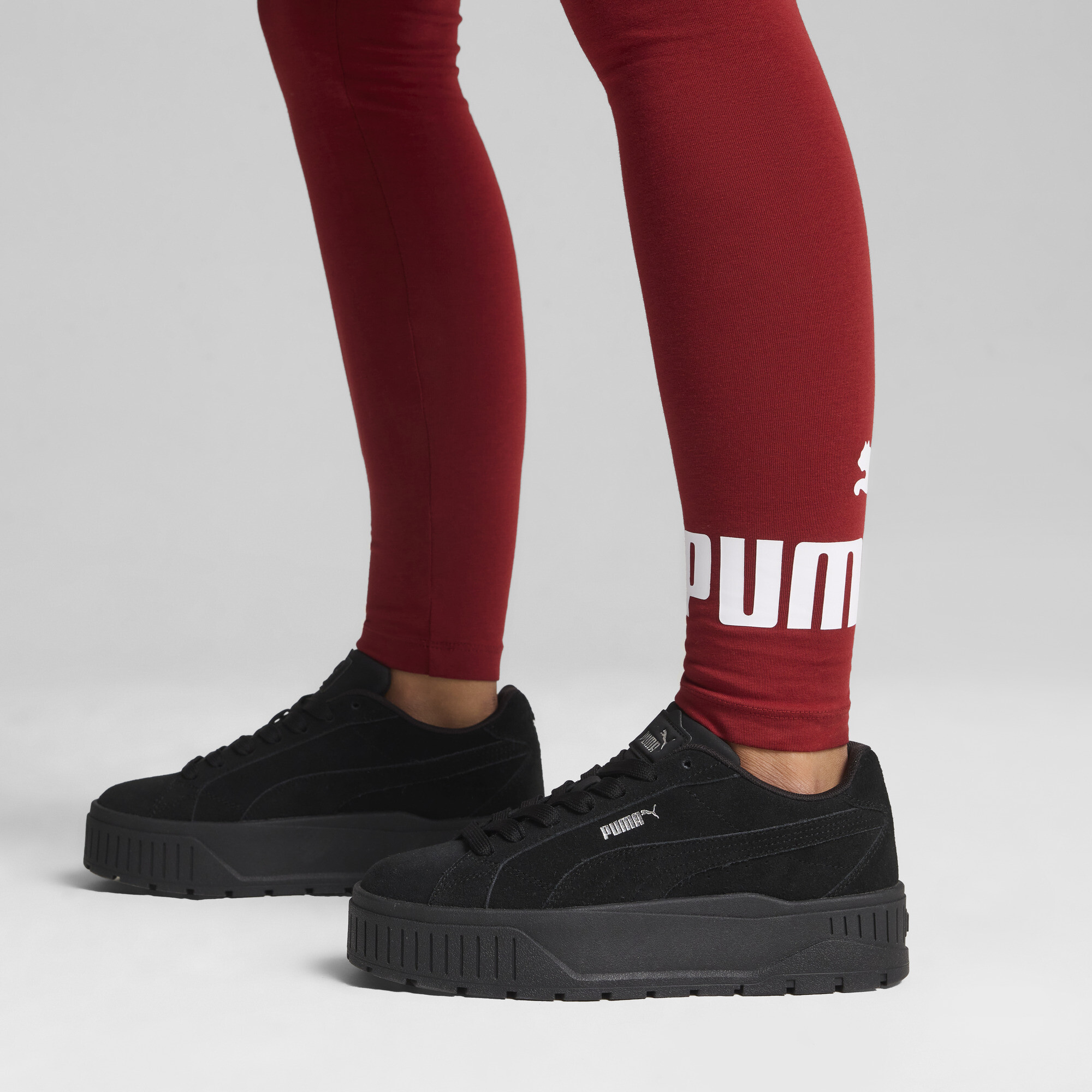 PUMA Karmen II sneakers voor Dames, Zwart/Zilver, Maat 37 thumbnail 8