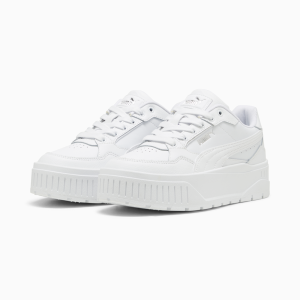 Zapatillas Karmen II Idol para mujer, PUMA White-PUMA White-PUMA Silver, large-ARG