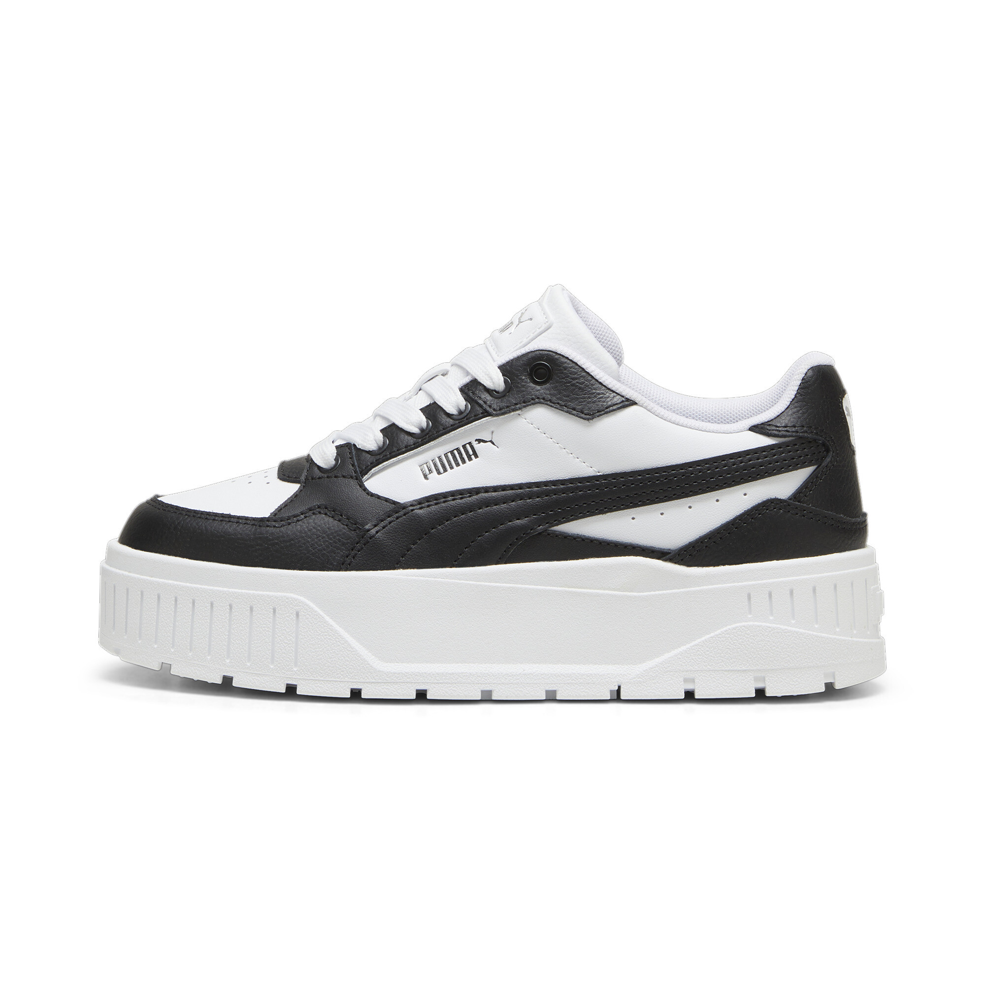 Puma Karmen II Idol Sneakers Damen Schuhe | White/Black/Silver | Größe: 38