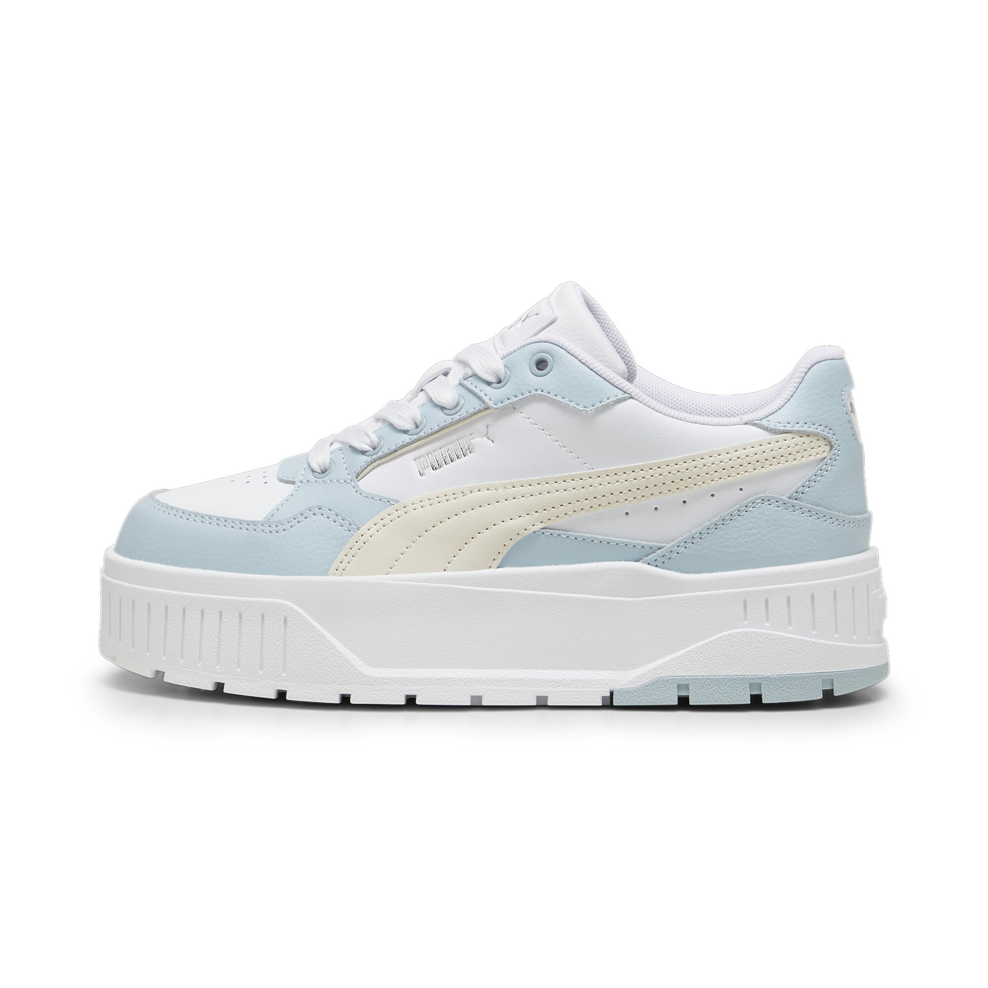 Puma Karmen II Idol Sneakers Damen Schuhe | White/Alpine Snow/Frosted Dew | Größe: 43