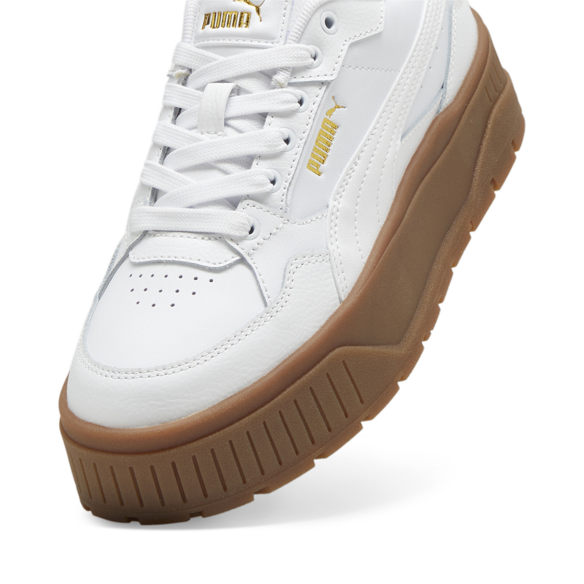 PUMA Karmen II Idol sneakers voor Dames, Goud/Wit