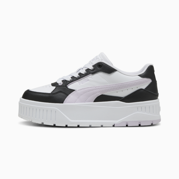 Zapatillas Karmen II Idol para mujer, PUMA White-Lilac Frost-PUMA Black, large-ARG